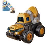 Genérico Camions de construction pour - avec pelleteuse de plage articulée et mobile | Camions de construction pour - pour anniversaire fille préscolaire bac à sable extérieur