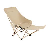 Generico Camping Chair, chaise pliante patio, 7,09 x 7,09 x 37,4 pouces, siège léger amélioré, réglable en hauteur ergonomique, compact pour extérieure