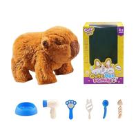 Genérico Capibara en Peluche électrique Douce et réaliste pour apaiser | Capibara électrique Qui Saute avec Son - pour de âges Décoration pour Chambre, Salon, Chambre à Coucher