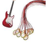 Generico Capteur de déclenchement piézoélectrique de 35 mm - Disque | microphone à contact multi-usages, lot de 15 pour micros guitare | Outils acoustiques robustes Ukulélé Drum Kit électronique