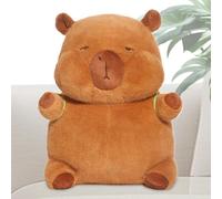 Generico Capybara - Peluche douce de 25 cm | Animaux en peluche Capbara Jouets | Pour chambre de canapé voiture adultes Noël anniversaire fêtes cadeaux filles garçons