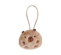 Genérico Capybara Porte-clés en peluche 9,5 x 8 cm