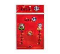 Generico Car Decals - Magnetic Good Luck Couplet Set for Lunar New Year, Removable Festive Vehicle Blessing Signs, Magnetic Decorations | Car Stickers, Exterior Interior Door Truck SUV Display