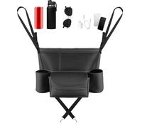 Generico Car Headrest Storage Bag | Multifunctional PU Leather Car Seat Organizer Storage Bag - Large Capacity Handbag Holder Between the Two Seats of the Car