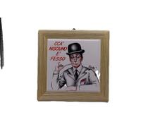 Generico Carrelage décorative Totò avec cadre artisanal napolitaine