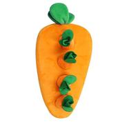 Genérico Carrot Dog Toys - Ensemble de jouets en peluche interactive | Adorable carroot Soft Toy Food Design | Durable Squeaky Dog Tooys | Fun Pet Toys for Small and Medium Dogs to Relieve Boredom