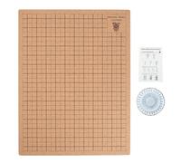 Generico Carte du Projet Macrame - Tableau pour projets Portable à Double Face 20 x 20 cm, création de créations avec et nouages, Projet de Bracelet avec Instructions incluses