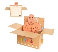 Generico Carte postale 3D d'anniversaire, carte de voeux drôle pour l'anniversaire | décoration artisanale humoristique pour les fêtes maison femmes hommes jeunes famille amis collègues soeur
