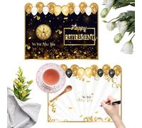 Generico Carte postale d'anniversaire de grande taille - Décorations de fête avec enveloppe | Carte de voeux géante | Pour stocker des souvenirs pour femmes et hommes pour célébrations et