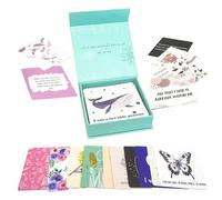 Genérico Cartes d'affirmations positives, cartes d'affirmations quotidiennes pour femmes, inspirantes avec positives - 50 pièces de méditation de pleine conscience pour soulager le stress