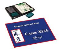 Generico Cartes De Mahjong,Jeu De Groupe Traditionnel | Rencontres De Noël Carte De Règles De Mahjong - Pour Femmes Garçons Filles Jeunes Adolescentes Épouse Mari Fils Fille Famille Amis