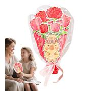 Genérico Cartes florales pour la fête des mères | Cartes de vœux florales pour maman, activité manuelle pour lien entre parents et pour femme