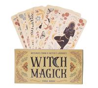 Genérico Cartes Oracle | Cartes de divertissement - Jeu de société guide de magie sorcière pour fêtes familiales, soirées de réunion, voyages en plein air et vacances