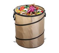 Generico Cash Cammella CAMP - Sac à déchets de cour portable | Sacs à déchets de chantier pour panier de camping pliable Can Conteneur pour pelouse, jardin, poubelle