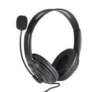 Generico Casque de jeu USB - Casque USB avec microphone annulation du bruit stéréo avec bouton muet pour ordinateur portable Home Office Skype et Zoom