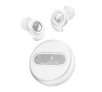 Generico Casque de sommeil avec réduction du bruit - bouchons d'oreille doux et discrets, casque d'écoute sans fil 5.3 avec réduction du son jusqu'à 35 dB, design adapté pour la position sdra