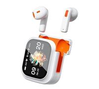 Genérico Casque de traduction en temps réel : traducteur AI multilingue, écouteurs stéréo 5.0, portée de 15 m en veille 120 h, moniteur de boîtier d'accessoires portable | pour le travail,