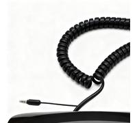 Genérico Casque pour téléphone portable - Récepteur avec poignée pour ligne téléphonique fixe, récepteur de téléphone - Pour décoration nostalgique à la maison, fête à thème, théâtre et lieu de