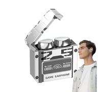 Genérico Casque sans fil | Casque de jeu de style science-fiction | Portable pour jeux | Pour étudiants, joueurs, voyage, étude, réunions, télétravail, camping, course