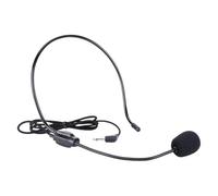 Generico Casque Work - Microphone, 3,5 mm filaire | Casque d'ordinateur avec casque parlant, microphone pour casque téléphonique flexible pour présentations, enseignement, chant
