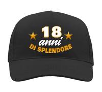 Generico Casquette 18 Ans pour Garçon Fille Anniversaire Gadget Cadeau - 18 Ans, 18 ans., Taille Unique