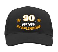 Generico Casquette 90 Ans pour Homme Grand-père retraité Anniversaire Gadget Cadeau - splendeur 90 Ans, 90 ans, Taille Unique