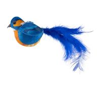 Generico Cat Bird Toy Flapping - Flapping Wings Chirping Bird | Realistic Bird Cat Toy | Super Soft Flying Bird | Activated Kitten Toys | Interactive Flying Bird Toy For Indoor Cats And Dog Exercise
