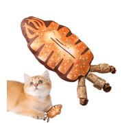 Generico Cat Bone Chew Toy - Fish Bone Chewable Catnip Toy Sturdy Play Chewing Stick | Encouraging Active Play Exercise Fun Engagement Interactive Entertainment For Indoor Cat Household