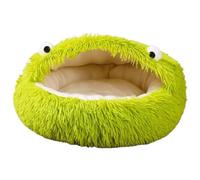 Generico Cat Cave Bed - 19,69 x 19,69 pouces, Plush Pet House, Winter Cats Bed, Enclosed Pet Nest Design | Soft Warm Shelter for Cat, Kitten, Small Dog, Chiot, Indoor Rest, Sleeping Comfort