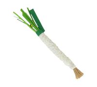 Genérico Cat Chew Toy, Scallion Shape Felt Biting Toys, Interactive Pet Training Supplies, Ideal for Small, Medium and Large Cats, Engaging Toy for Health and Playtime Activities