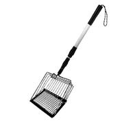 Genérico Cat Litter Scoop - Scooper rétractable | Tamis à ordures | Poop avec pelle profonde Manipulation longue pour animaux domestiques pour personnes âgées Petit espace
