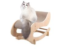 Generico Cat Rocking Bed, Cat Rocking Chair, Cat Scratcher Bed, Indoor Cats Bed, Corrugated Paper Rocking Beds and Indoor Cats Scratcher Chair for Large Cats Large Rockers Chair Stool