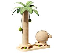 Genérico Cat Tree Tower - Tower Vertical Sisal Kitten Toy, Multilevel Climbing and Scratching Tower with Play Features, Home Cat Activity Decor for Indoor and Outdoor Pet Entertainment