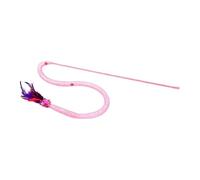 Generico Cat Wand - Stick, Squeaky Interactive Toy | Snake Shape Cat Teaser, Engaging Hunting Exercise Play Wand Toy Indoor Kittens Boredom Exercise Entertainment