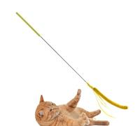 Genérico Cat Wands for Indoor Cats with réalistic Setaria Design, Flexible Spring Teaser Toy and Long Plush Rod, Idéal pour l'entraînement physique et le jeu, Fun Pet Accessories for Small Pets.
