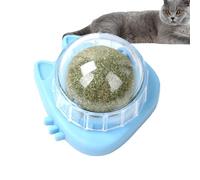 Generico Catnip Ball Toy - Wall Catnip Roller for Cat Licking | Rotating Kitten Edible Toys for Cats Lick | Safe Healthy Cat Chew Toys | Teeth Cleaning Cat Toy | Cat Wall Treats