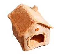 Genérico Cave pour chat : calmante antidérapante, maison intérieure pliable pour hiver, lit pour dormir en peluche douce, repaire de cachettes pour chiots lavable, meubles confortables et