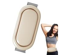 Genérico Ceinture brûle-graisses abdominale, électrostimulateur abdominal pour tonifier | Masseur tonifiant musculaire pour voyage, maison, yoga et pilates, Jaune Beige, Consulte la descripción