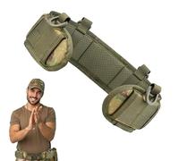 Generico Ceinture tactique - avec boucle à dégagement rapide, ceinture à la taille rembourrée, en nylon résistant, plateforme d'attache modulaire | Ceintures polyvalentes pour la chasse à l'airsoft