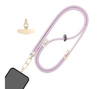 Generico Cell Phone Holder - Alloy Polyester 63 Pouce Adjustable Strap | Neck Lanyard with Anti-Theft Design, Wrist Support, Universal Smartphone Carry | Travel, Outdoor