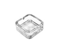 Generico Cendrier en cristal, cendrier carré à la mode, cendrier lumineux de luxe pour salon, cendrier créatif haut de gamme