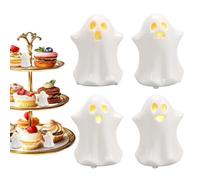 Genérico Ceramic Non-Slip Funny Cute Mini Ghost Figurines