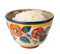 Generico Ceramic Rice Bowls - 520 ml | Stackable Microwave Safe Dinner Bowl | Aesthetic Reusable Soup Cereal Noodle Serving Bowl For Home Apartment Kitchen Dining Restaurant Farmhouse Use