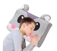 Genérico Cervicale Bambini In Seta Di Ghiaccio (40 x 25 cm) - Mini Orthopédique Rinfrescante avec Design Cartoni Animati | Basso Profilo (7 cm) pour asile, Viaggio & Riposino Estivo (Schiuma Morbida)