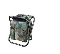 Generico Chaise à dos Oxford ergonomique portable avec sac isotherme inclus - Pour camping, pêche, barbecue, événements sportifs, voyages et exploration en plein air