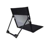Generico Chaise de camping pliable, assise inclinable portable sans jambes | dossier inclinable | pour plage, camping, pique-nique, piscine, bord de piscine, patio, jardin, jardin, cour,