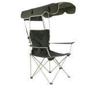 Genérico Chaise de camping pliable avec parasol, ultra légère et portable, en tissu Oxford, pour pêche, directeur, avec porte-gobelet et sac de rangement pour plage, camping, pique-nique et pêche.