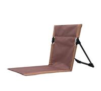 Genérico Chaise d'extérieur pliable pour plage, camping, support arrière, tissu imperméable, 500 g, camping, excursions, terrasse, balcon, portable, transport facile, économie d'espace et confort pour