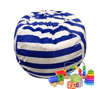 Generico Chaise pour animaux en peluche Siège porte-jouets avec fermeture éclair, pouf doux et organisateur pour chambre d'enfant | Pour salon Appartement Coin Lecture Salle de Jeux Ma