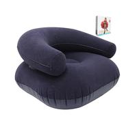 Generico Chaises à air - Chaise longue pliante portable en peluche | Canapé Gonflable - Pour Camping, Soirée Cinéma, Lecture, Séjour, Chambre de, Plage, Piscine, Voyage, Stade